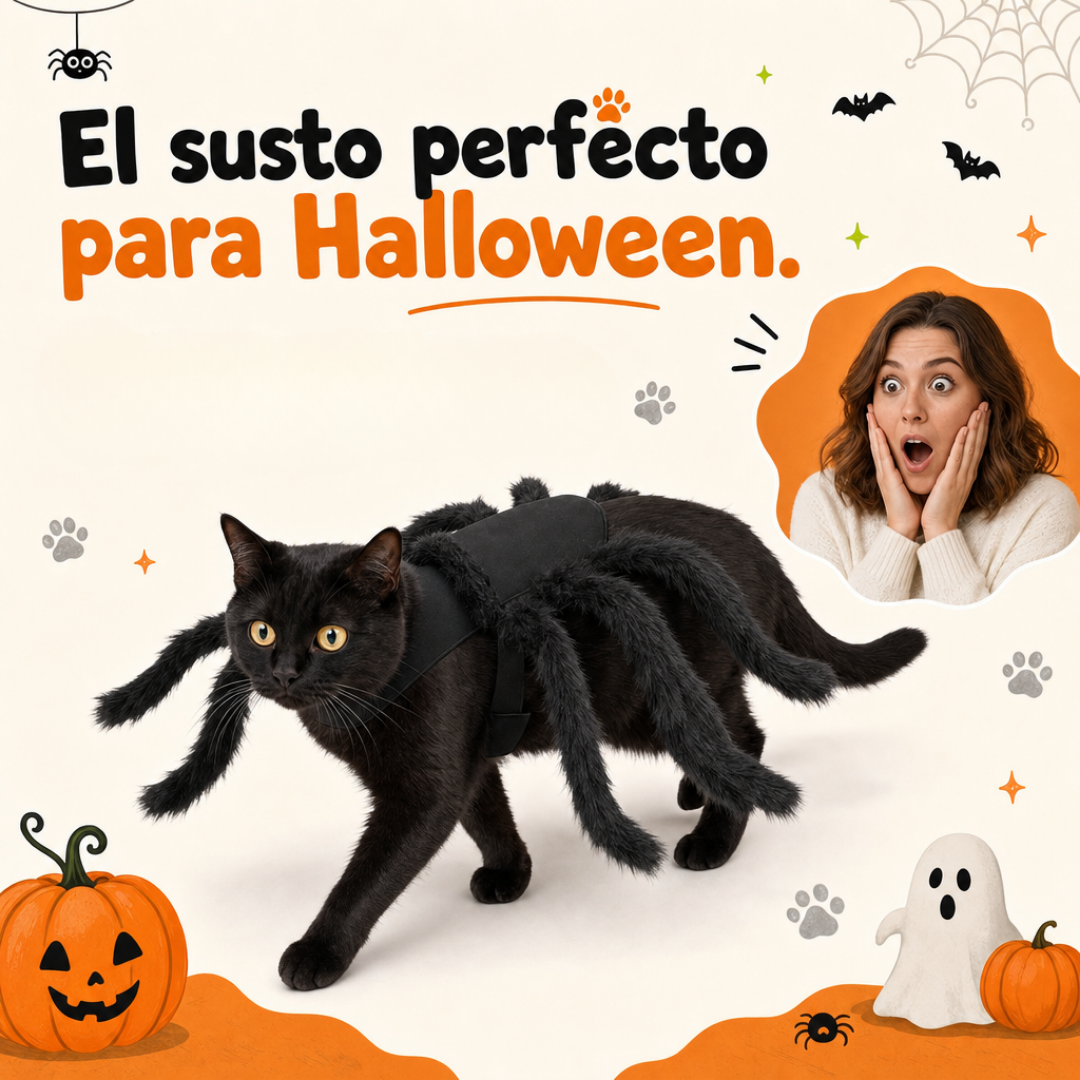Disfraz Gato Araña Realista